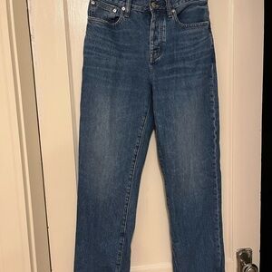 Madewell Low Strung Straight Jeans